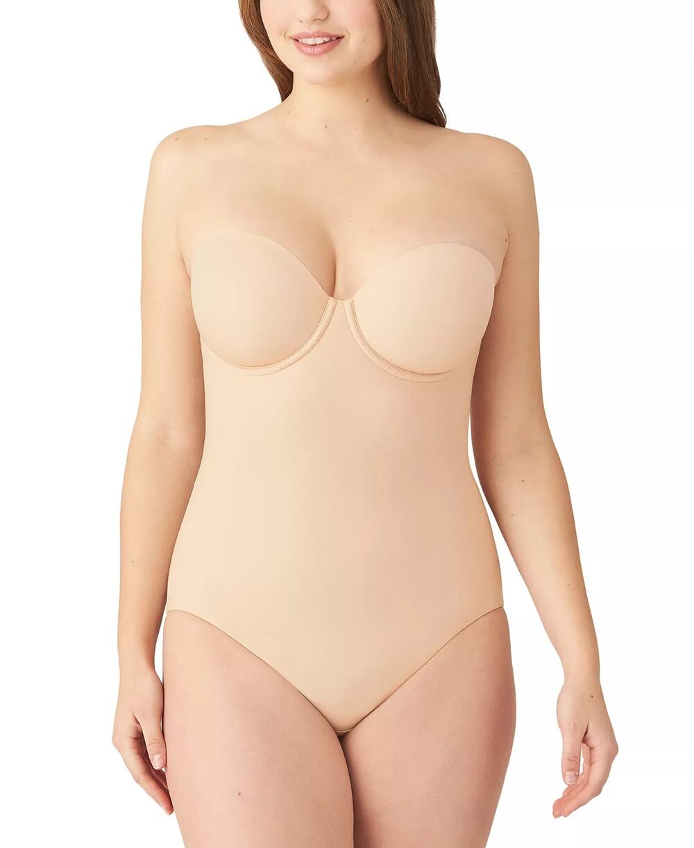 Wacoal Red Carpet Strapless Shaping Bodybriefer Naturally Nude Size 36G NWT